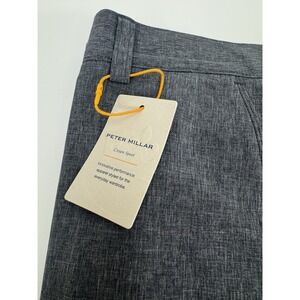 NWT Peter Millar Shackleford‎ Hybrid Golf Swim Shorts Iron Gray Men's Size 36